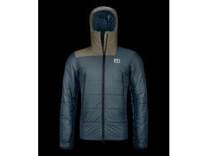 Pánská Bunda Ortovox Swisswool Zinal Jacket Men's (Velikost S, Barva Dark Arctic Grey)