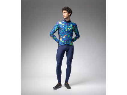 Zateplený cyklistický dres ALÉ pánský OVER PRAGMA (Varianta XXS)