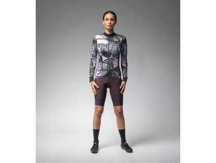 Zateplený cyklistický dres ALÉ dámský FALENA PR-E (Varianta XXS)