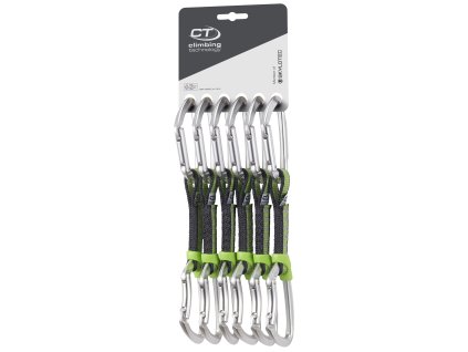 Climbing Technology Lime Set Nylon - pack of 6 (Velikost 12, Barva Silver)