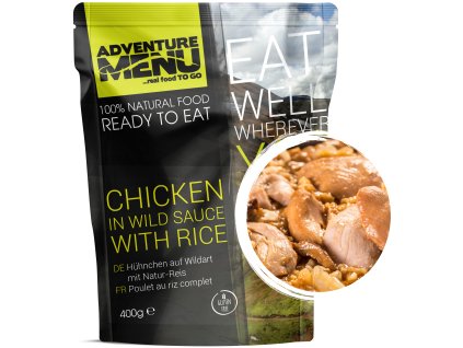 p Chicken in wild sauce