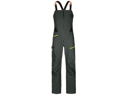 Pánské  Kalhoty Ortovox 3L Deep Shell Bib Pants (Barva Green Pine, Velikost S)