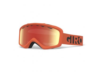 Lyžařské brýle GIRO Grade Orange Black Blocks Amber Scarlet