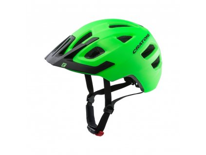 Dětská helma CRATONI Maxster Pro Lime/Black Matt (Velikost 46-51 cm)