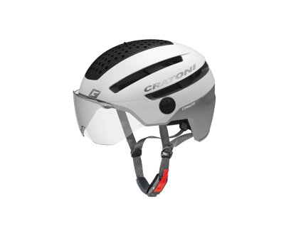 Helma CRATONI Commuter White Matt (Velikost 58-61 cm)