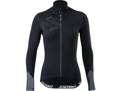 Dámský dres Silvini WD1618 Calvana (Velikost XS, Barva black-charcoal)