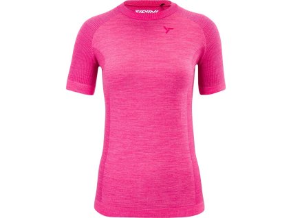 Silvini dámské merino triko WT1651 Soana (Velikost XS/S, Barva pink)