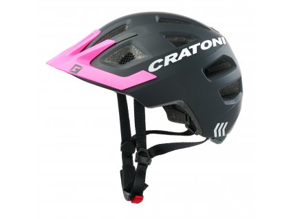Dětská helma CRATONI Maxster Pro Black/Pink Matt