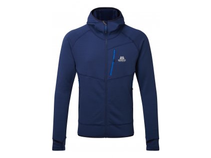 Pánský Fleece Mountain Equipment Eclipse Hooded Jacket (Barva Medieval Blue, Velikost L)