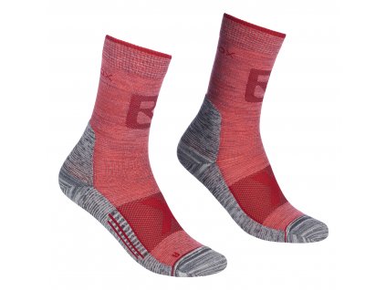 Dámské Ponožky Ortovox W's Alpinist Pro Compression Mid Socks (Barva Blush, Velikost 42-44)