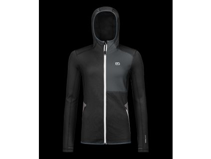 Dámský Fleece Ortovox W's Fleece Hoody (Barva Black Raven, Velikost S)