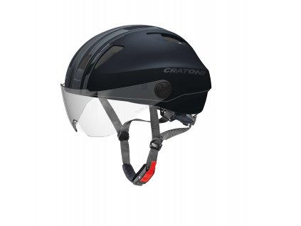 Helma CRATONI Evo Black/Anthracite Matt (Velikost 53-57 cm)
