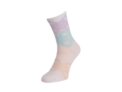 Unisex ponožky Silvini UA1643 Dogana (Velikost 36-38, Barva white-lilac)