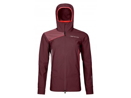 Dámská Bunda Ortovox W's Pala Hooded Jacket - červená