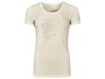 Dámské Tričko Ortovox W's 120 Cool Tec Sweet Alison T-Shirt - béžové
