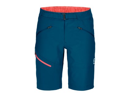 Dámské Kraťasy Ortovox W's Brenta Shorts - modré (Velikost S, Barva modrá)