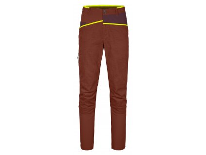 Pánské  Kalhoty Ortovox Casale Pants - oranžové (Velikost M, Barva oranžová)