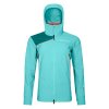 Dámská Bunda Ortovox W's Pala Hooded Jacket - modrá (Velikost XS, Barva modrá)