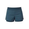 Dámské Kraťasy Mountain Equipment W's Dynamo Twin Short - modré (Velikost XS, Barva modrá)