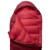 Spacák Mountain Equipment W's Olympus 450 - REG - červený (Velikost LZ, Barva červená)