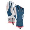 Dámské Rukavice Ortovox W's Tour Glove (Barva Petrol Blue, Velikost L)