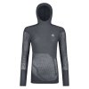 Dámské Termoprádlo Ortovox W's Merino Thermovent Hoody (Velikost XS, Barva šedá)