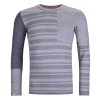 Termoprádlo Ortovox 185 Rock'n'Wool Long Sleeve (Velikost S, Barva šedá)