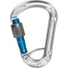 Karabina Climbing Technology Concept SGL screw gate with captive spring bar (Velikost Onesize, Barva Silver/Blue)