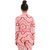 Merino triko MONS ROYALE CASCADE MERINO FLEX 200 MOCK NECK LS retro red nordtek (Velikost L)