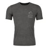Pánské  Tričko Ortovox 120 Cool Tec Mountain Duo Ts (Velikost S, Barva černá)