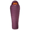 Spacák Mountain Equipment W's Classic Eco 300 Regular (Velikost LZ, Barva vínová)