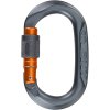 Karabina Climbing Technology OVX SG screw gate (Velikost Onesize, Barva Anthracite/Orange)