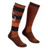 Pánské  Ponožky Ortovox Freeride Long Socks Men's (Velikost 42-44 EU, Barva Clay Orange)