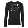 Dámské Tričko Ortovox 185 Merino Brand Outline Long Sleeve Women's