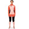 Merino triko MONS ROYALE OLYMPUS HALF ZIP high vis (Velikost M)