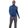 Pánské  Tričko Mountain Equipment Ignis Long Sleeve Zip T-shirt Men's (Velikost S, Barva Majolica/Alto Blue)