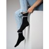 Barebarics - Barefootové ponožky - Crew - Black - Big logo (Velikost 39-42)