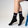 Barebarics - Barefootové ponožky - Crew - Black - Big logo (Velikost 39-42)