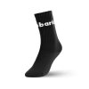 Barebarics - Barefootové ponožky - Crew - Black - Big logo (Velikost 39-42)