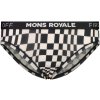 Merino kalhotky MONS ROYALE FOLO BRIEF WMNS checkers (Velikost S)
