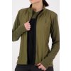Merino mikina MONS ROYALE REDWOOD WIND JERSEY WMNS dark olive (Velikost L)