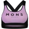 Merino podprsenka MONS ROYALE STELLA X-BACK BRA WMNS orchid / black