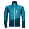 Pánská Mikina Ortovox Westalpen Swisswool Hybrid Jacket Men's (Velikost M, Barva Mountain Blue)