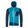 Pánská Mikina Ortovox Fleece Grid Hoody Men's (Velikost S, Barva Deep Ocean)