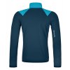 Pánská Mikina Ortovox Fleece Grid Jacket Men's (Velikost XL, Barva Deep Ocean)