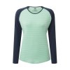 Dámské Tričko Mountain Equipment Redline Long Sleeve T-shirt Women's (Velikost L, Barva Cosmos Stripe/Cosmos)