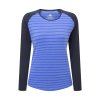 Dámské Tričko Mountain Equipment Redline Long Sleeve T-shirt Women's (Velikost L, Barva Cosmos Stripe/Cosmos)