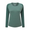 Dámské Tričko Mountain Equipment Redline Long Sleeve T-shirt Women's (Velikost L, Barva Cosmos Stripe/Cosmos)