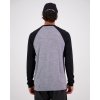 Triko MONS ROYALE ICON MERINO RAGLAN LONG SLEEVE grey heather / black (Velikost L)
