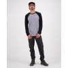 Triko MONS ROYALE ICON MERINO RAGLAN LONG SLEEVE grey heather / black (Velikost L)